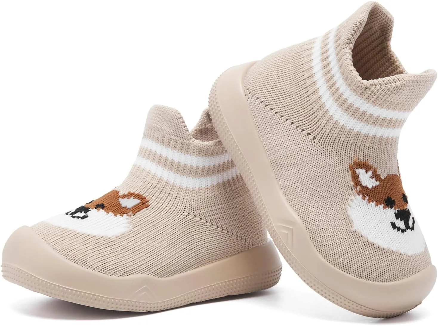 Engtoy Baby Sock Shoes Baby Walking Shoes Infant Non-Slip Breathable Slippers with Soft Rubber Sole Baby Boys Girls Slip On Sneakers