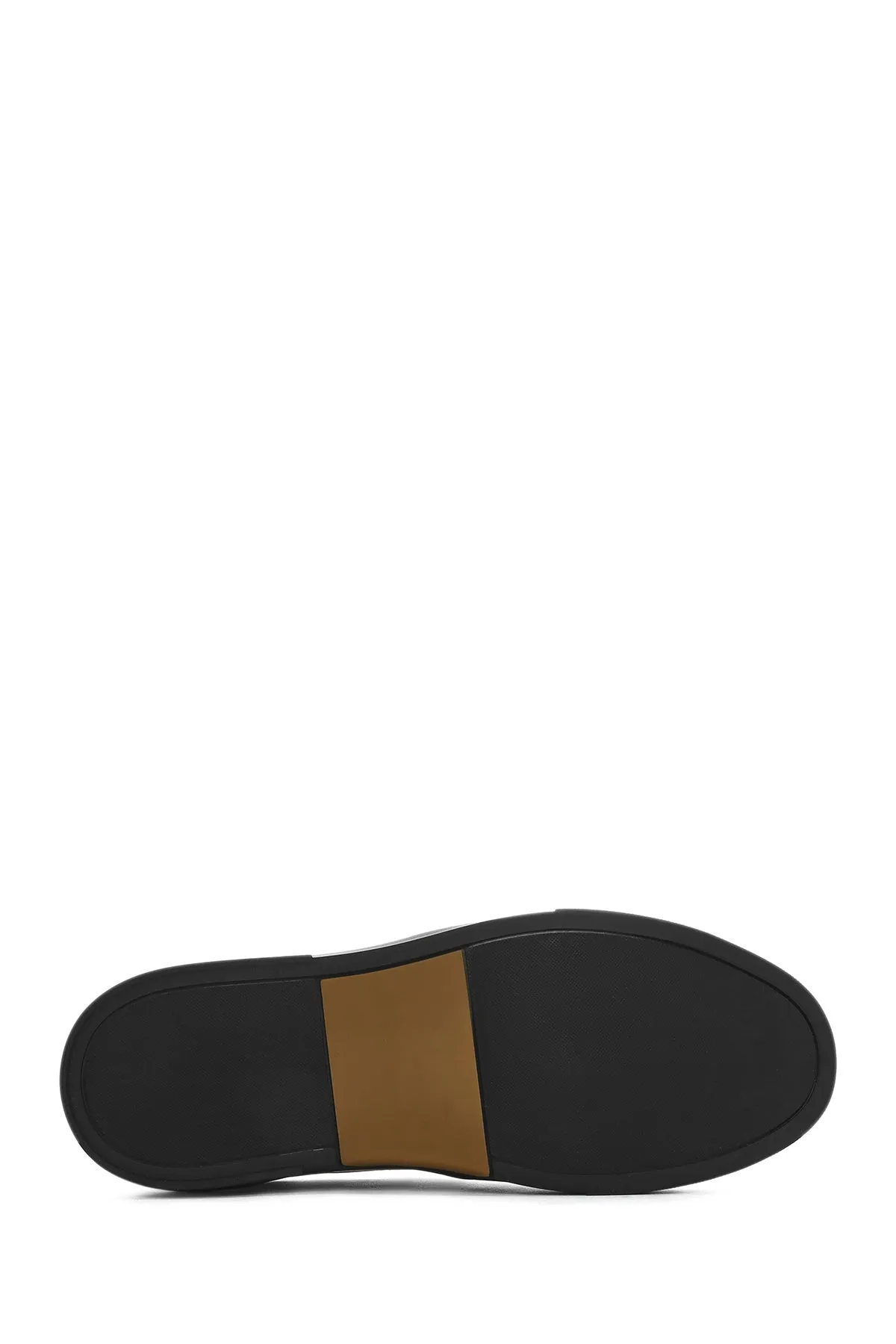 Erkek Siyah Örgü Deri Loafer