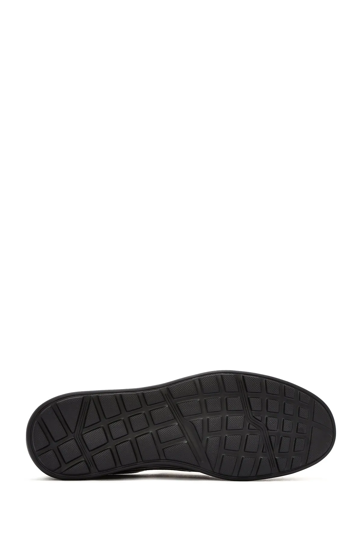 Erkek Siyah Rugan Deri Klasik Loafer