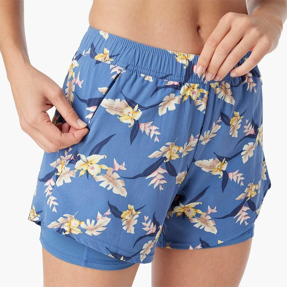 Fair Harbor The Corliss Short –– Women's Athletic Short, 5-Inch Inseam –– Quick Dry with Short Liner