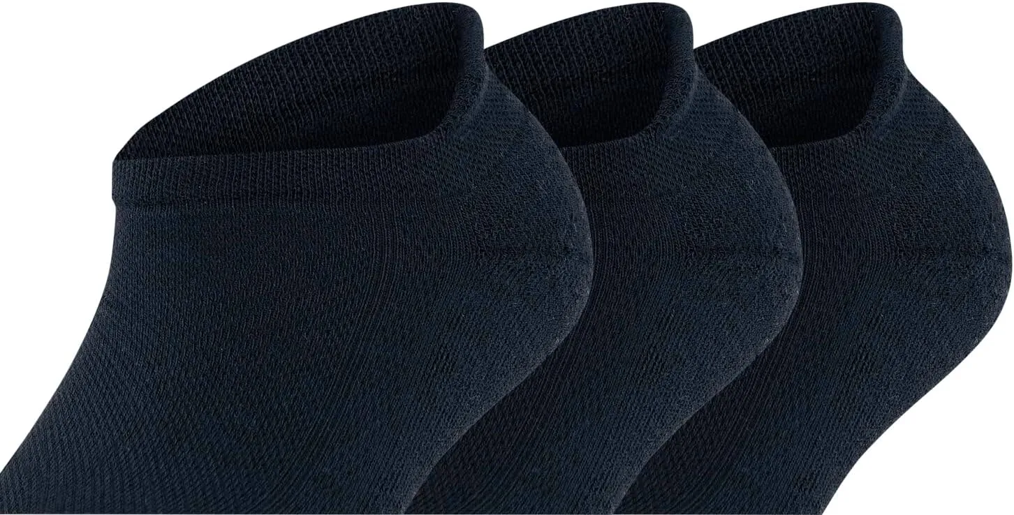 FALKE Cool Kick Sneaker Multipack U Sn Soft Breathable Quick Drying Short Plain Unisex Adult Sneaker Socks (3-Pack)