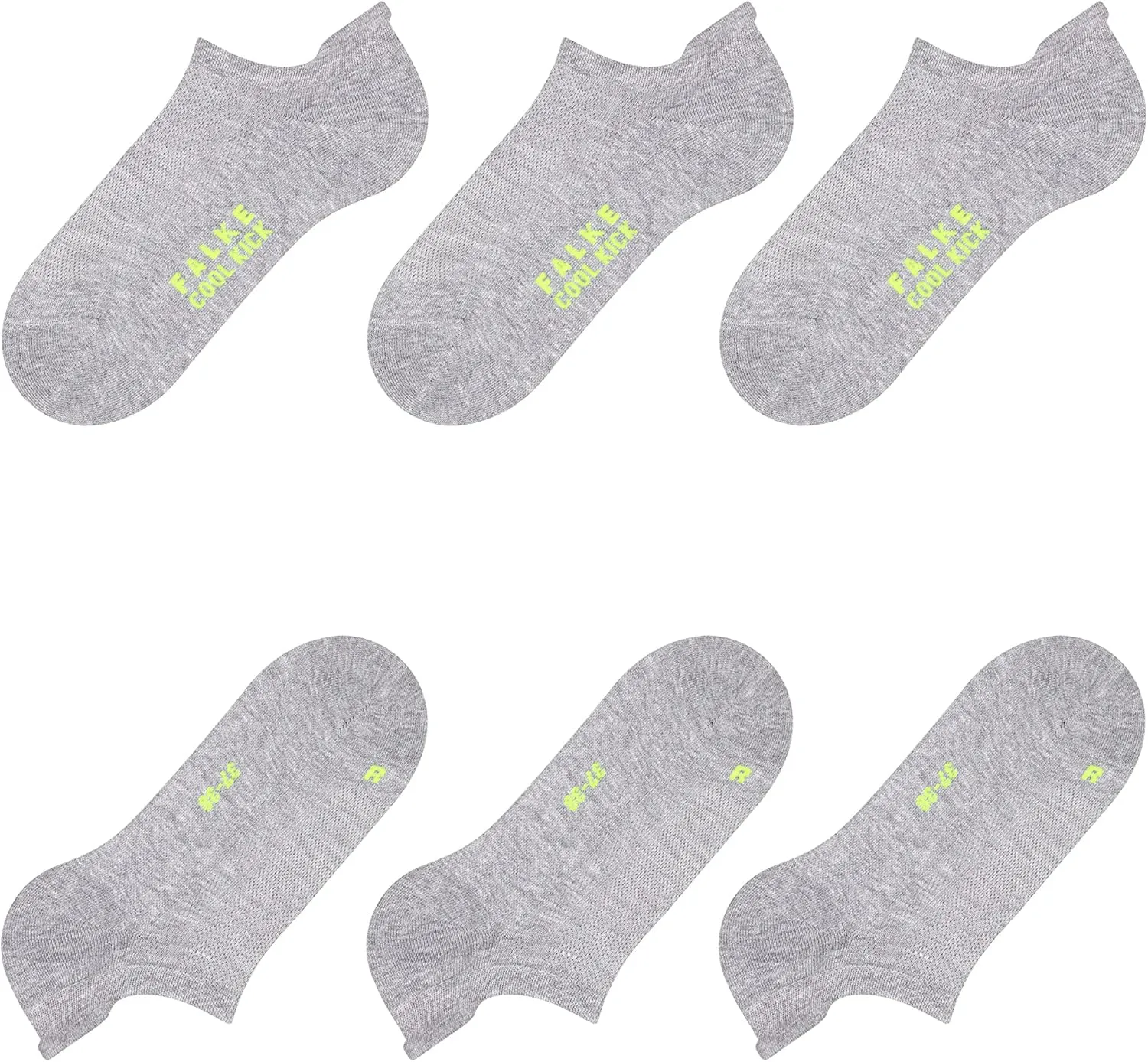 FALKE Unisex Cool Kick 3-Pack Sneaker Socks, Breathable, Cooling, 3 Pairs