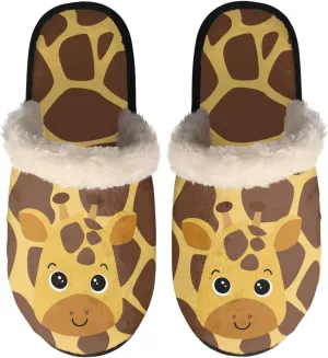 Fall Fuzzy Slippers for Man Anti-Skid Slippers for Women Indoor Fluffy Ultra Soft House Slippers for Autumn Winter