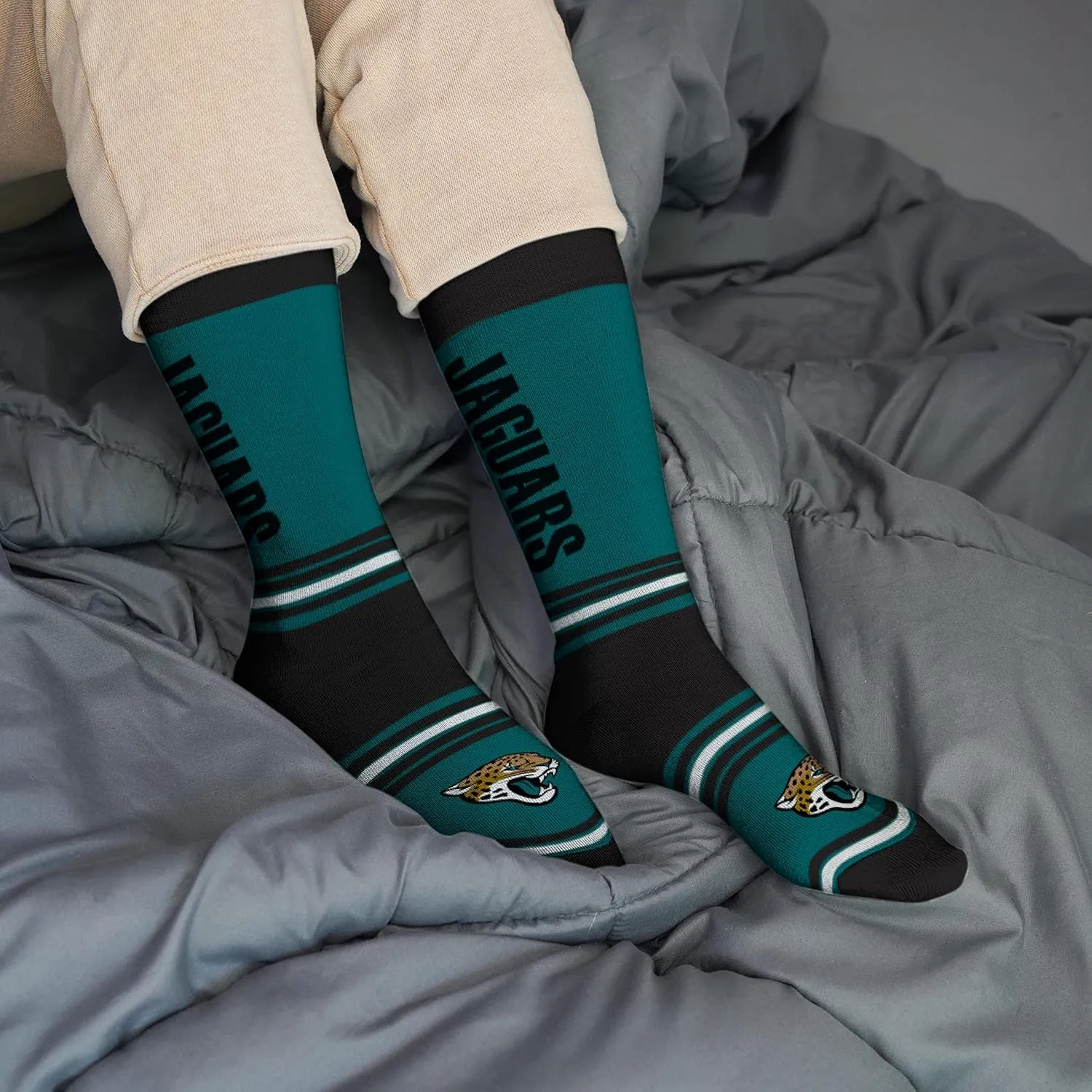 FBF NFL Go Team Dress Crew Sock