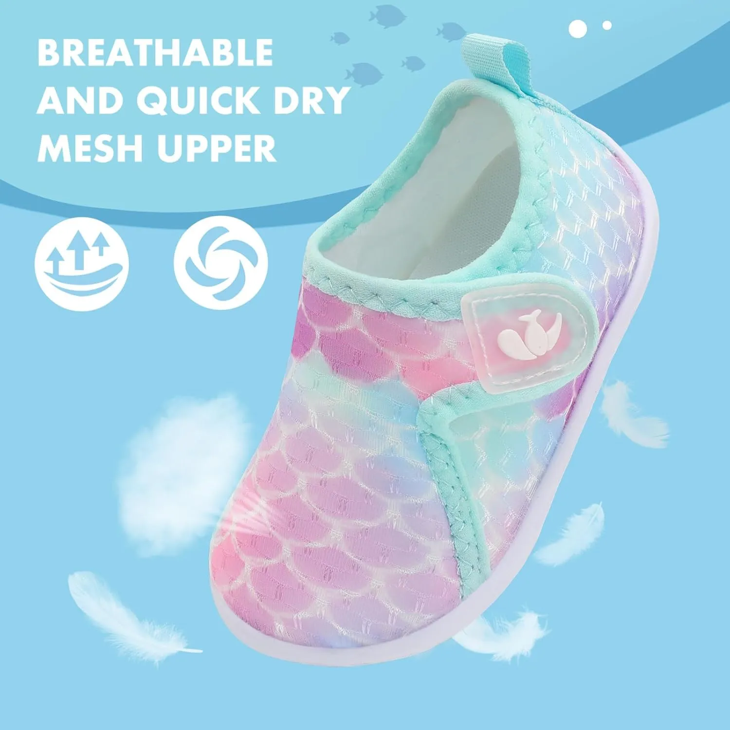 FEETCITY Baby Boys Girls Water Sport Shoes Barefoot Kids Aqua Socks Quick-Dry Beach Swim Pool Shoes