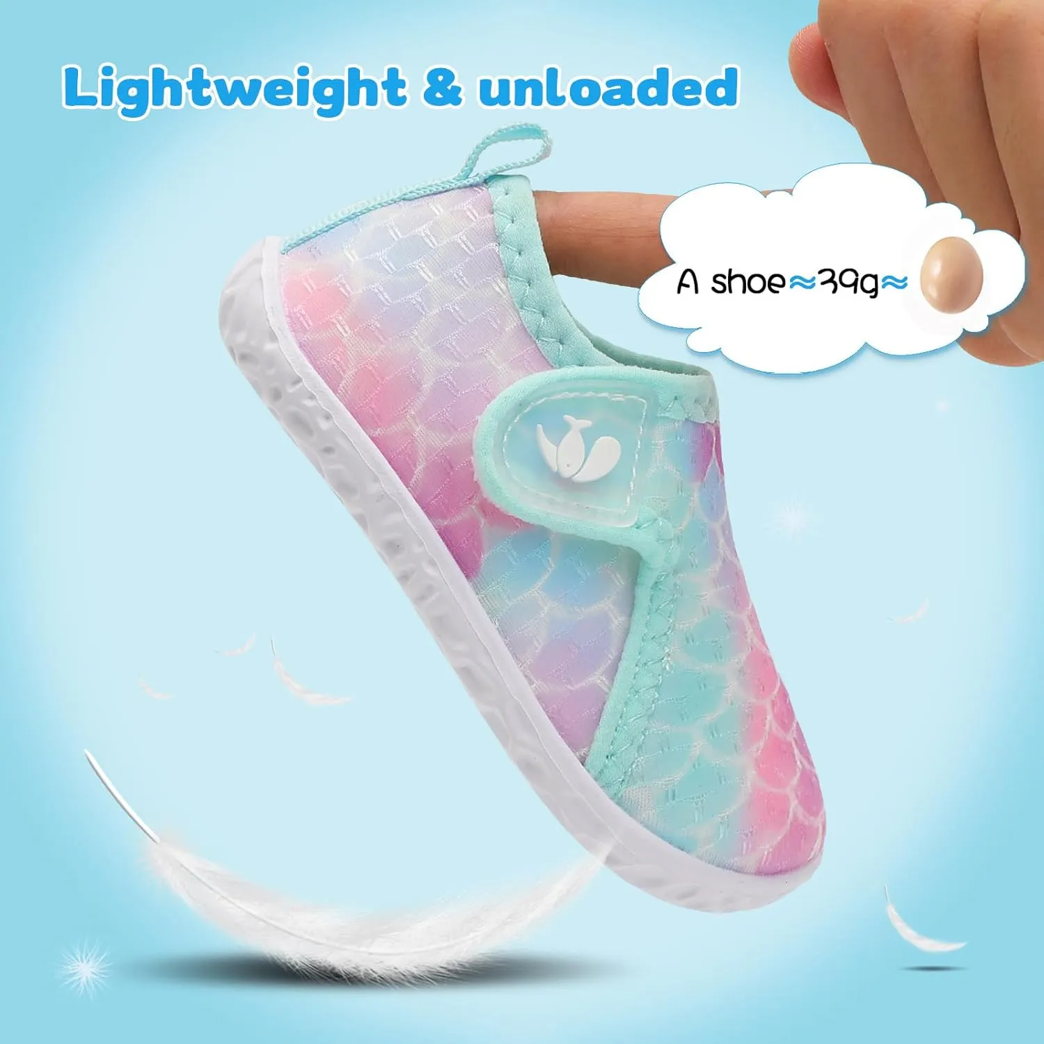 FEETCITY Baby Boys Girls Water Sport Shoes Barefoot Kids Aqua Socks Quick-Dry Beach Swim Pool Shoes
