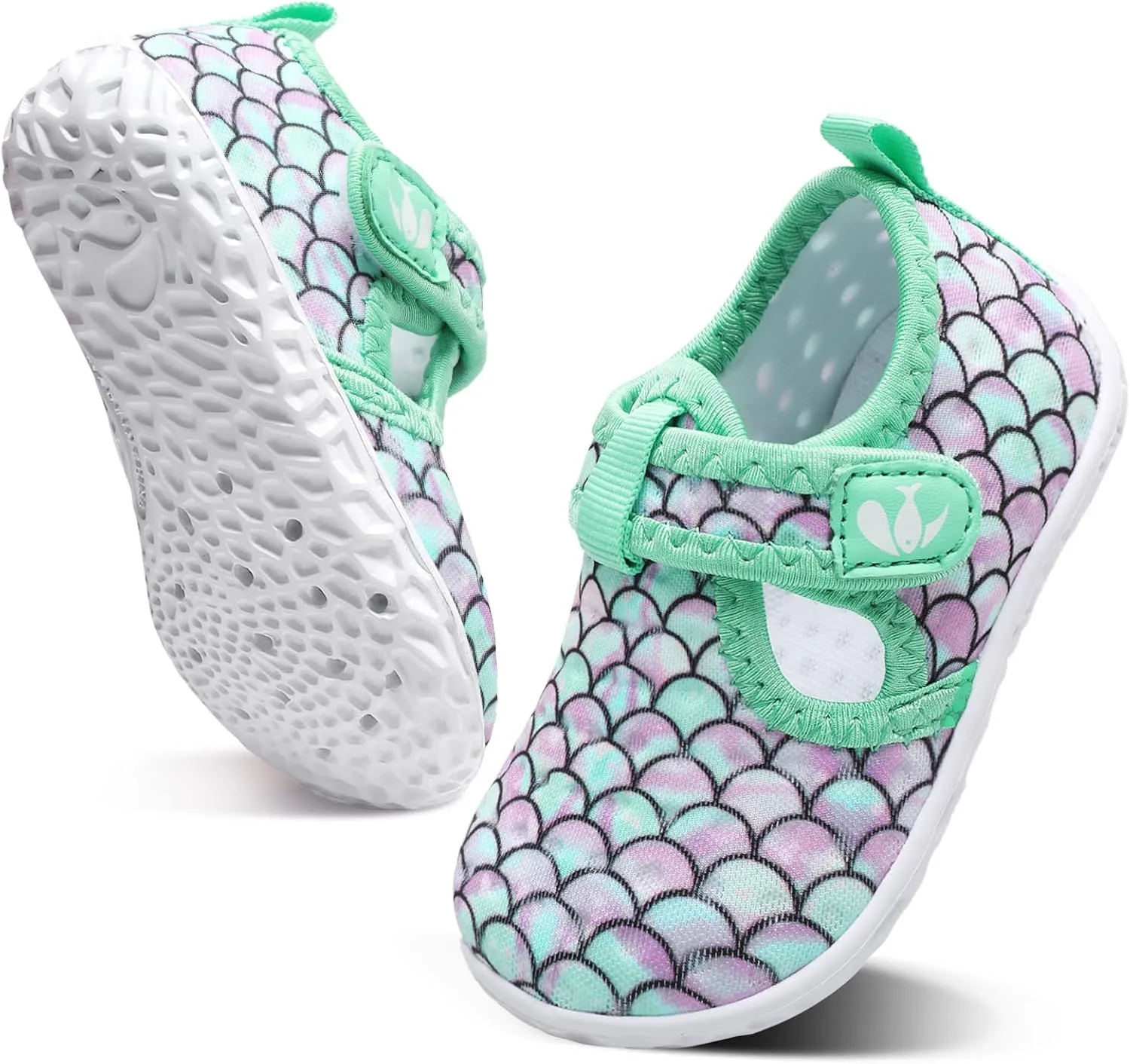 FEETCITY Boys Girls Water Shoes Kids Aqua Socks Quick Dry Barefoot for Beach Swimming Pool