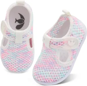 FEETCITY Boys Girls Water Shoes Kids Aqua Socks Quick Dry Barefoot for Beach Swimming Pool