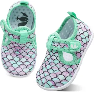 FEETCITY Boys Girls Water Shoes Kids Aqua Socks Quick Dry Barefoot for Beach Swimming Pool
