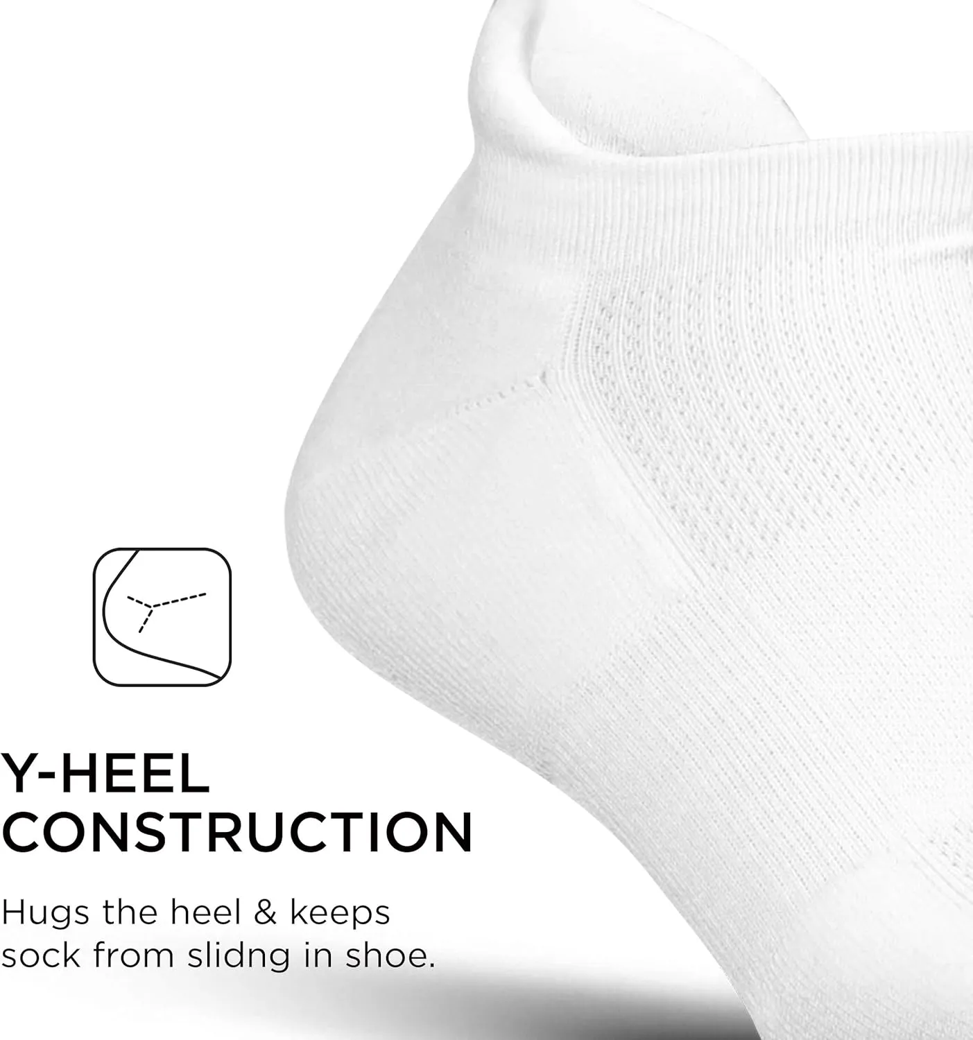 Feetures High Performance Max Cushion Ankle Sock - No Show Socks for Women & Men with Heel Tab - (1 Pair)