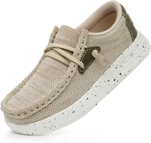 Felabo Boys & Girls Slip-On Loafers – Lightweight, Breathable & Comfortable Casual Shoes, Easy Wear (Toddler/Little Kid/Big Kid)