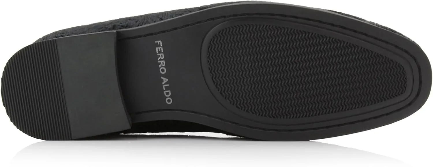 Ferro Aldo Dale MFA19703 Minimalist Slip-on Suede Penny Loafers