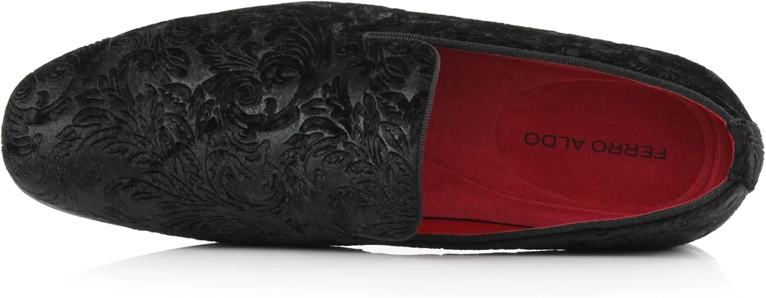 Ferro Aldo Dale MFA19703 Minimalist Slip-on Suede Penny Loafers