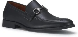 Ferro Aldo Demitri MFA19683 Classic Moc-Toe Penny Loafers with Decorative Buckle