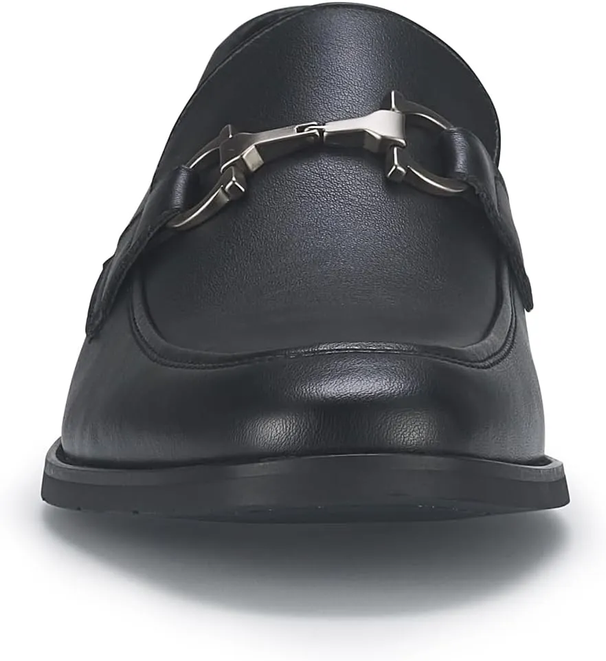 Ferro Aldo Demitri MFA19683 Classic Moc-Toe Penny Loafers with Decorative Buckle