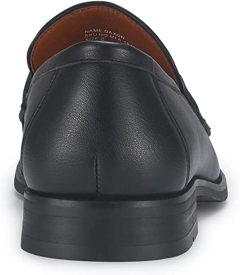 Ferro Aldo Demitri MFA19683 Classic Moc-Toe Penny Loafers with Decorative Buckle