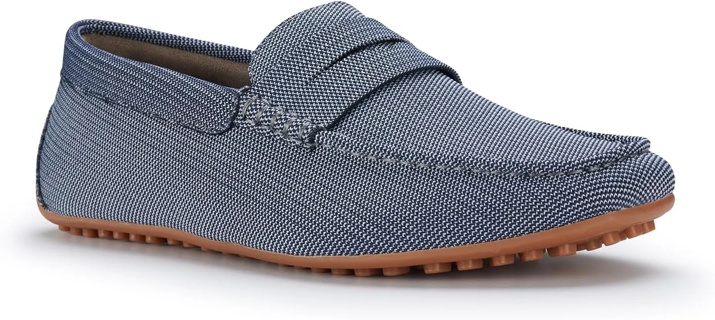 Ferro Aldo Dylan MFA19671 Classic Moc-Toe Penny Loafers for Men