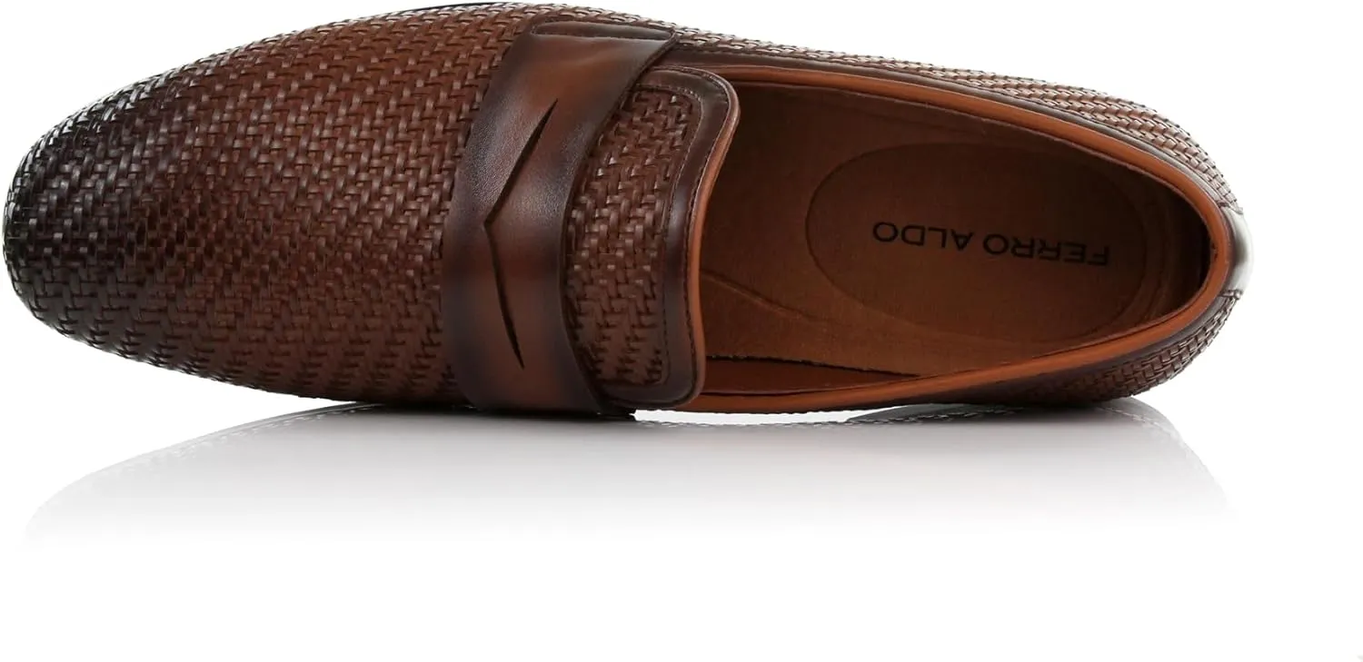 Ferro Aldo Sidney MFA19371 Mens Casual Classic Penny Loafer Dress Shoes