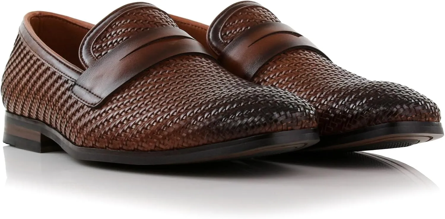 Ferro Aldo Sidney MFA19371 Mens Casual Classic Penny Loafer Dress Shoes