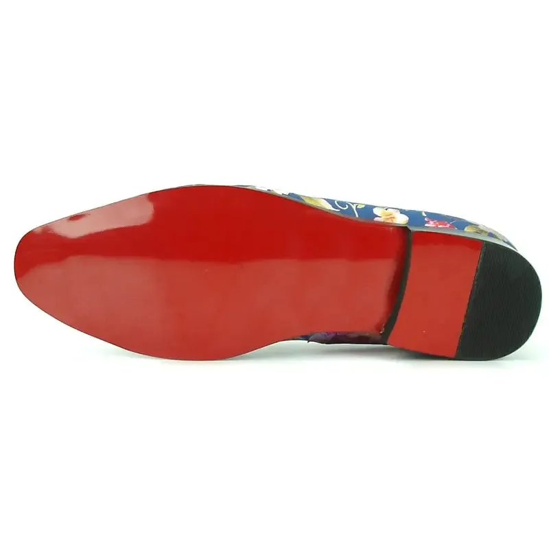 Fiesso FI-7155 Blue Loafers