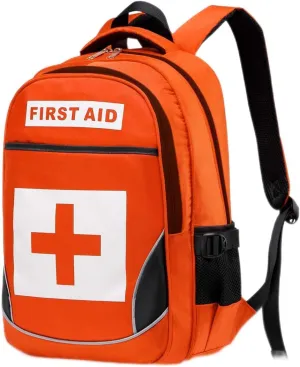 First Aid Bag Empty Red Emergency Medical Bag