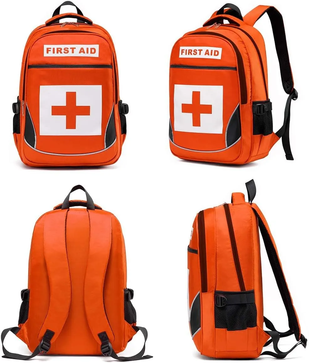 First Aid Bag Empty Red Emergency Medical Bag