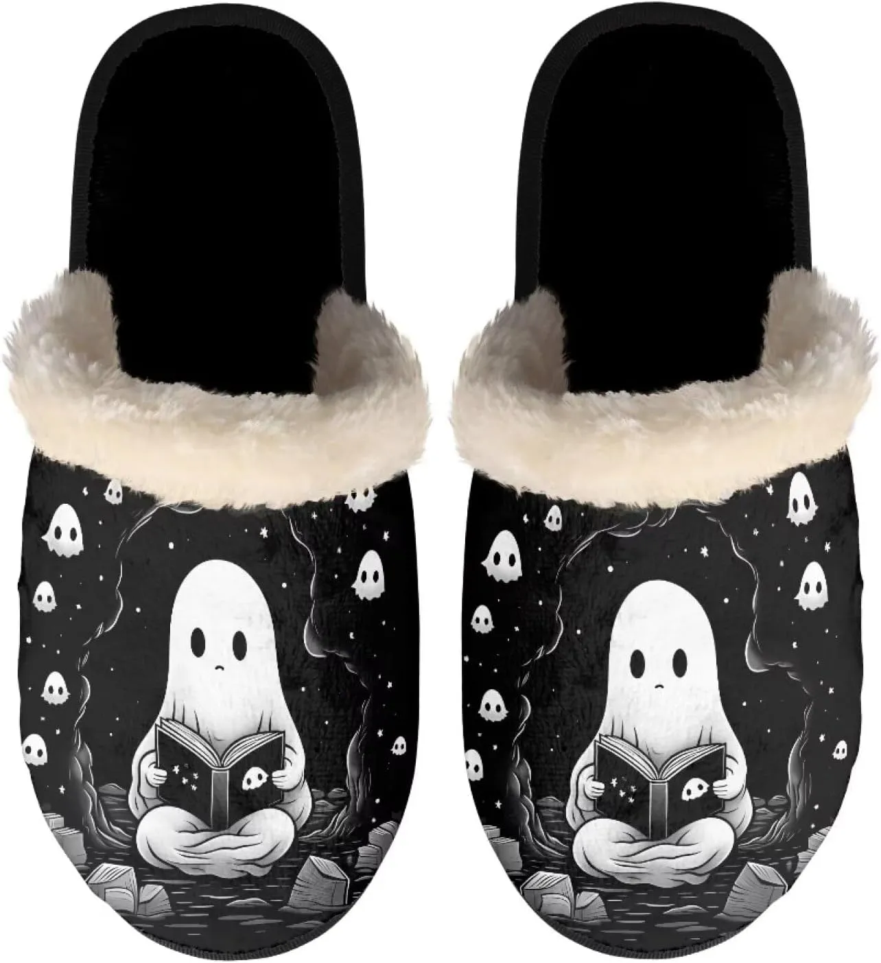 Flashideas House Slippers for Woman Fuzzy Keep Warm for Winter Indoor Soft Cushion Non-slip Fluffy Slides Slippers