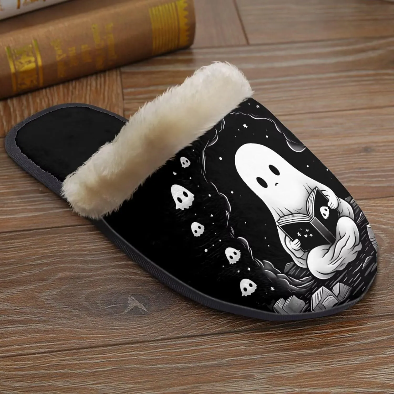 Flashideas House Slippers for Woman Fuzzy Keep Warm for Winter Indoor Soft Cushion Non-slip Fluffy Slides Slippers