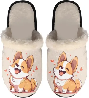 Flashideas House Slippers for Woman Fuzzy Keep Warm for Winter Indoor Soft Cushion Non-slip Fluffy Slides Slippers