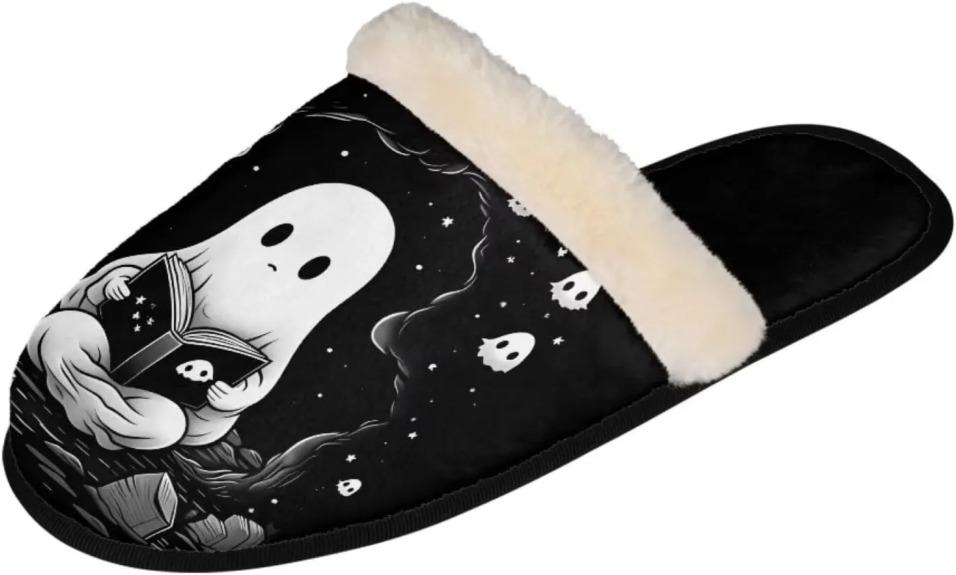 Flashideas House Slippers for Woman Fuzzy Keep Warm for Winter Indoor Soft Cushion Non-slip Fluffy Slides Slippers