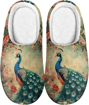 Flashideas Slippers for Women Men Soft Fluffy Warm Home Non-Slip Couple Style Casual Slippers