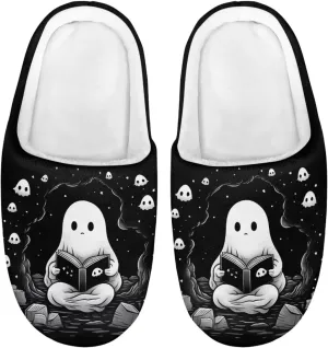 Flashideas Toddler Slippers Kids Fur Lined Warm Slip On Home Slippers Soft Plush Slippers