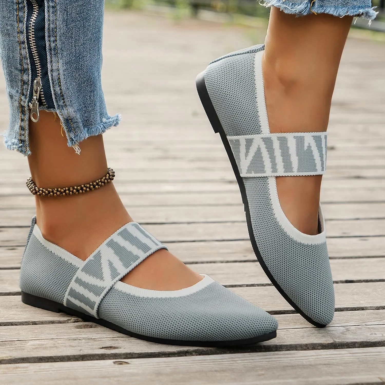 Flats for Women Dressy Ballet Loafer Slip On Business Shoes Comfortable Dress Shoes Work Flat Office Shoe