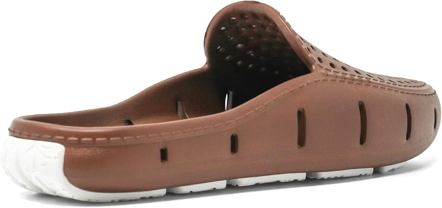 Floafers Sunset Slide - Unisex Slides - Sectional Traction - Utility Hole at Heel - Scuff-Proof Rubber Outsole