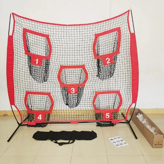 Football Trainer Throwing Net