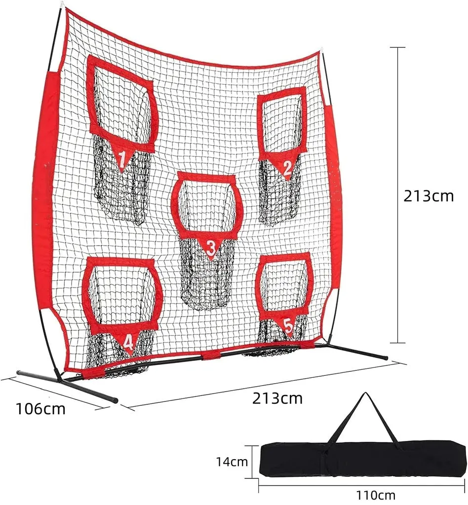 Football Trainer Throwing Net