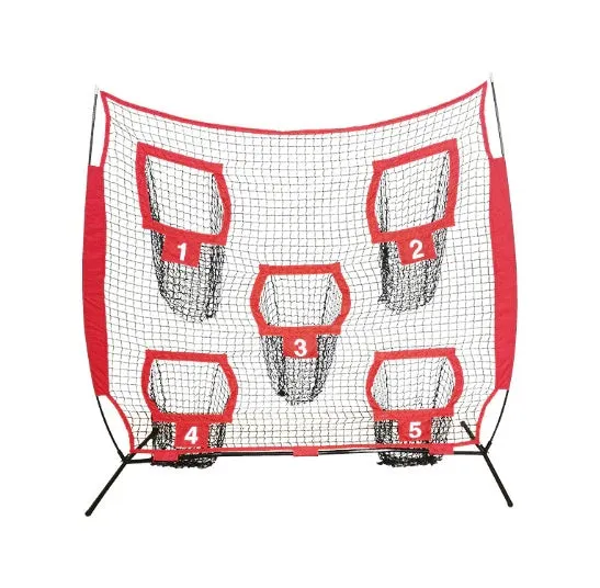 Football Trainer Throwing Net