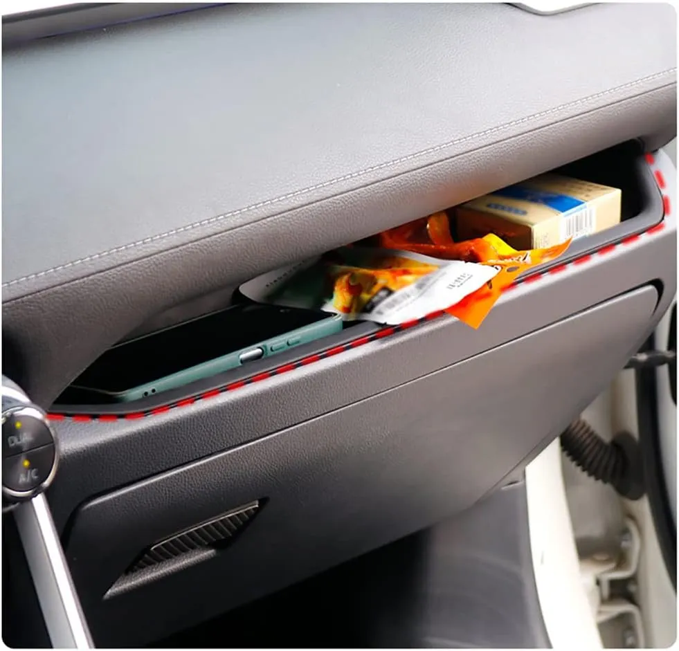 for 2023 RAV4 Passenger Storage Organizer Mat Glove Box Storage Organizer Tray Compatible with Toyota RAV4 2023 2022 2021 2020 2019 Accessories