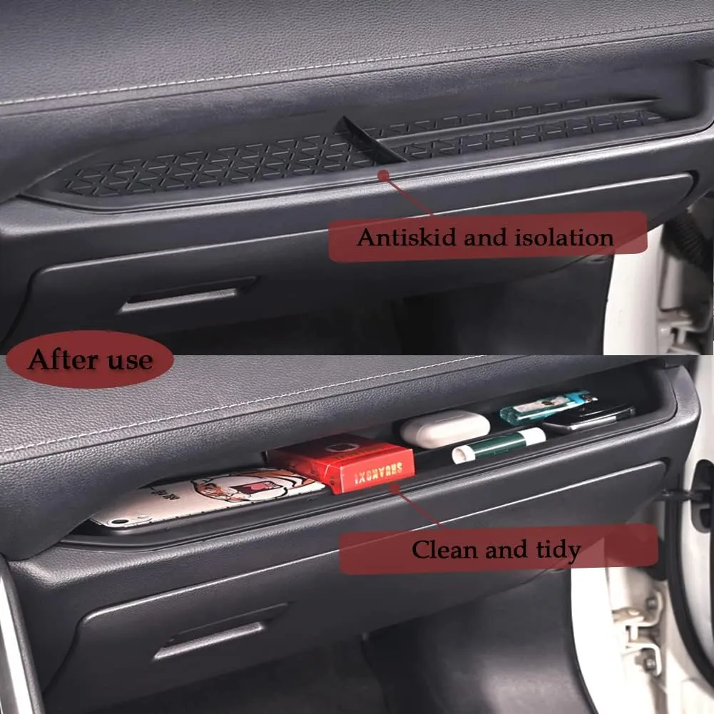 for 2023 RAV4 Passenger Storage Organizer Mat Glove Box Storage Organizer Tray Compatible with Toyota RAV4 2023 2022 2021 2020 2019 Accessories