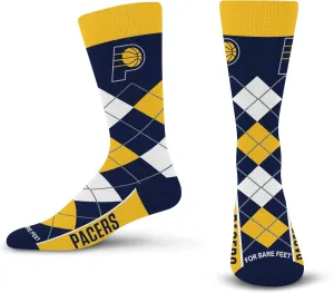 For Bare Feet Men's NBA Argyle Remix Dress Sock