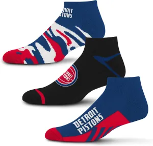 For Bare Feet Men's NBA Camo Boom 3 Pack Socks Large