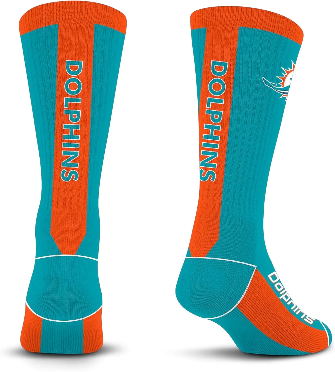 For Bare Feet MVP Crew Sock NFL Large