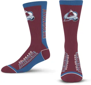 For Bare Feet MVP Crew Sock NHL Large