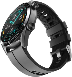 For Galaxy Watch 46mm Watch 3 45mm/ For Huawei GT/GT 2(46mm) Watch Band, 22mm Silicone Straps Watch Band Accessory