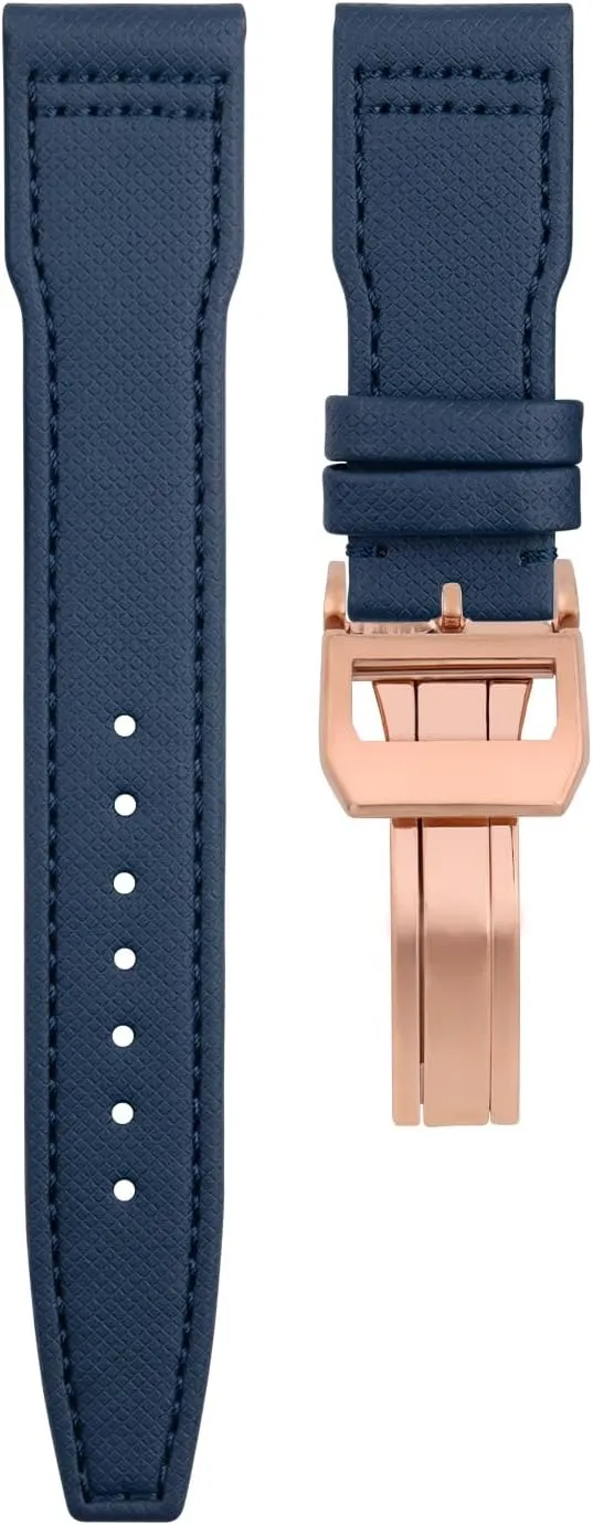 for IWC Spitfire Mark 18 Portugieser Portofino TOP Gun Pilot IW3777 Wristband Nylon Canvas Leather Watchbands 20mm 21mm 22mm