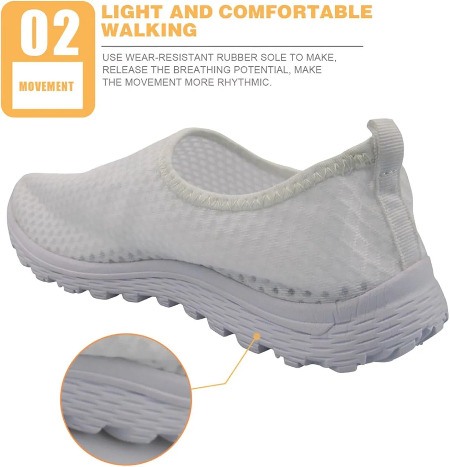 Forchrinse Black Dachshund Flower Unisex Walking Shoes Soft Slip on Sneakers for Women Men Lightweight Breathable