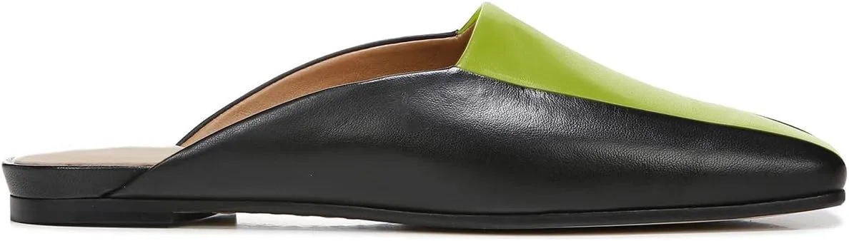 FOWT Women’s Closed Square Toe Loafers Slingback Wide Width Loafer Solid Color Low Heels Flats Mules Backless Slip On Comfort Driving Office Loafer Shoes Size 4 US
