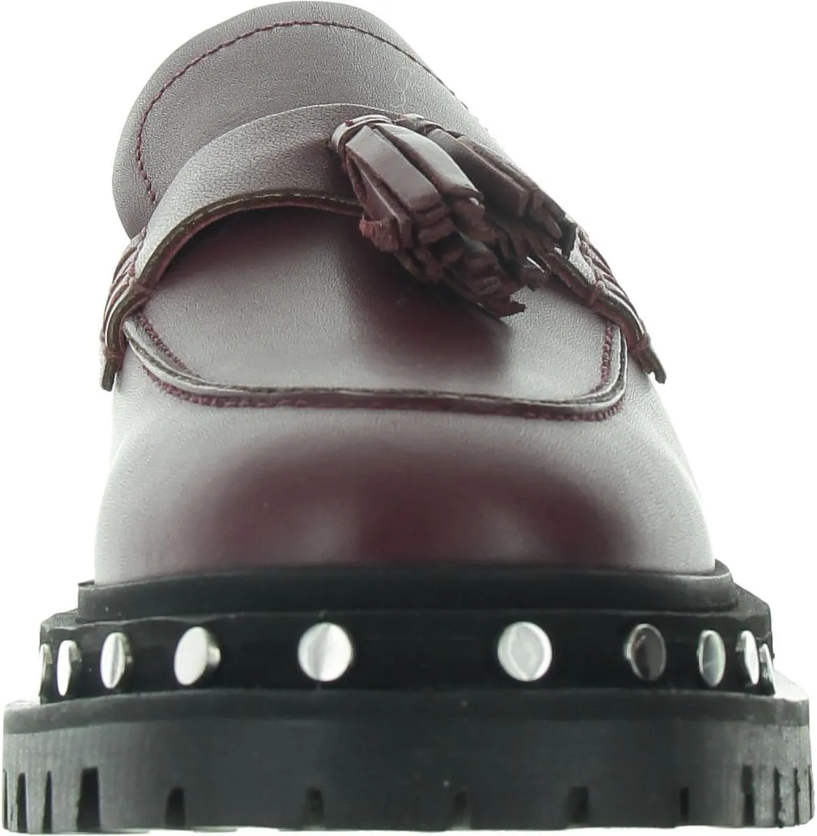 Free People Teagan Tassel Loafers for Women - Sleek Leather Upper - Lugged Platform Sole - Synthetic Outsole