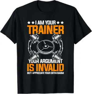 Funny Fitness Trainer Gift Idea Gym Personal Trainer T-Shirt