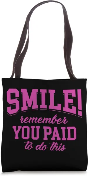 Funny Marathon Triathlon Spectator Sign Sports Lovers Outfit Tote Bag